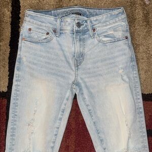 Men’s American Eagle Distressed Airflex 360 Skinny Jeans